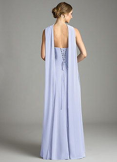 Azazie Ayla Abiti da Damigella Abito A-Line in Chiffon Scollo a Cuore Lavanda image9