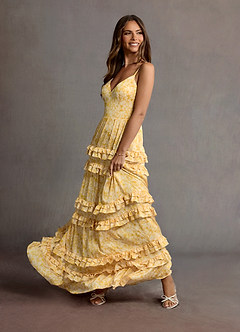 Phoebe Dandelion Maxi Dress Ready to Ship | Azazie
