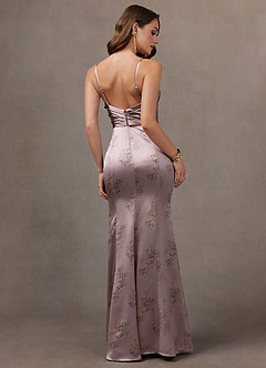 Vestido Flor Malva Maxi Sandra image4