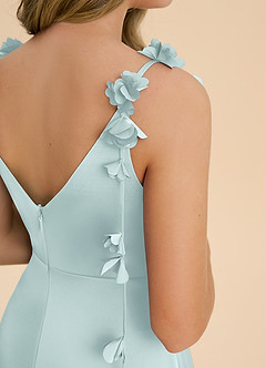 Azazie Gumdrop Junior Klä av Imperium i Stretch Satin Plisserad image6