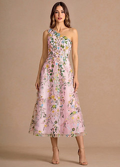 Maribela Candy Pink Midi Dress image4