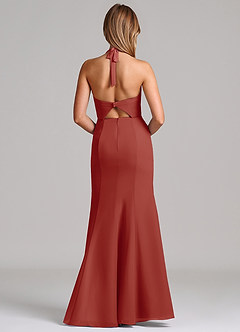 Azazie Emeria Suknie dla druhen Syrena Dekolt w kształcie serca Szyfon Do ziemi Sukienka image2