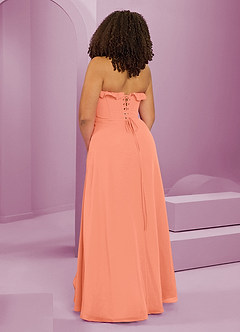 Barbie ♥ Azazie Bridesmaid Dresses Sunset A-Line Sweetheart Neckline Chiffon Dress image13