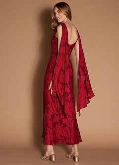 Robe Longue Rouge Rubis Monika image6