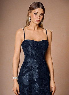 Hollis Navy Lace Back Maxi Dress image5
