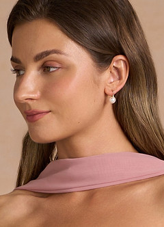 front Orecchini con perle d'acqua dolce da 10 mm