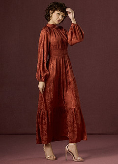 Brianna Rust Maxi Dress image5