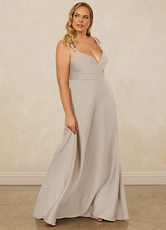 Christian Siriano Bridal for Azazie 1001 Bridesmaid Dresses Frost A-Line Sweetheart Neckline Stretch Satin Dress image14