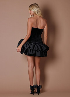 Abito Corto Nero Katy image2