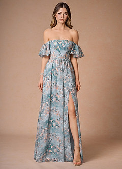 Ivy Powder Blue Maxi Dress image3