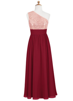 Azazie Sidney A-Line Chiffon Floor-Length Dress image6