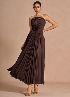 Kleid Eurydice Trüffel image3