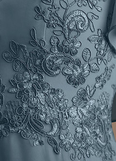 Azazie Frieda Vestidos para mãe da noiva Vestido Crepúsculo de Chiffon de Linha A com Apliques image6