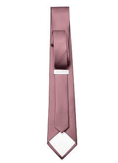 front Matte Satin Wide Tie