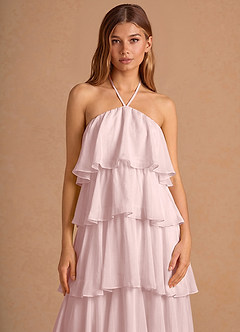 Vestido Rosa Empolvado Largo Hesper image6