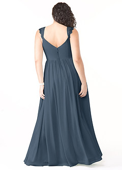 Azazie Cleobella Bridesmaid Dresses Neptune A-Line Sweetheart Lace Chiffon Dress image9