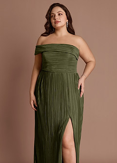 Isolde Moss Green Maxi Dress image12