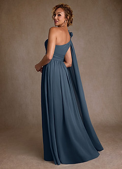 Azazie Lancaster Mother of the Bride Dresses Neptune A-Line One Shoulder Chiffon Dress image2
