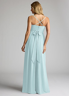 Azazie Llana Abiti da damigella d'onore premaman Abito A-Line Chiffon Floor-Length image2