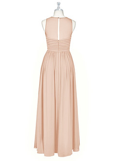 Azazie Nina Bridesmaid Dresses English Rose A-Line Pleated Chiffon Dress image8