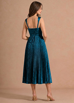 vestido Midi Preto Marinho Isonelle image2