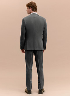 front William Holzkohle 3-teiliger Anzug