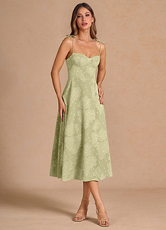 Ophelie Celadon Midi Dress image3