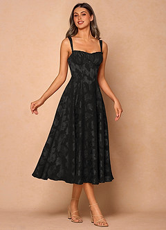 Vestido Negro Midi Sylvie image5