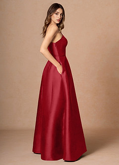 Adrianna Merlot Maxi Dress image3