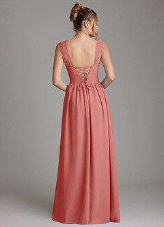 Azazie Caterina Kleider zum Anprobieren zu Hause A-Linie Korsett Chiffon Kleid Agave image6