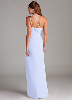 Azazie Eren Jurken voor bruidsmeisjes Jurk van Chiffon met Kolom One-Shoulder Lavendel image13