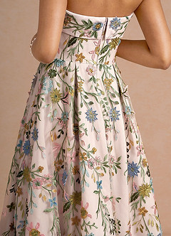 Abito Lungo Blush Rosa Multi Evangeline image6