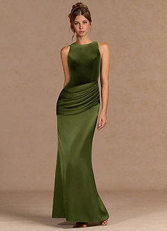 Rylie Olive Maxi Dress Ready to Ship | Azazie