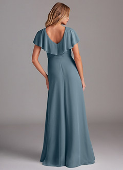 Azazie Lainey Bridesmaid Dresses Twilight A-Line with Pockets Chiffon Dress image7