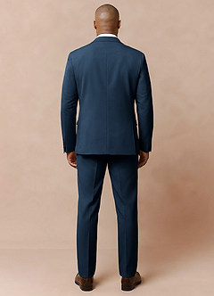 front Owen Dark Navy Lightweight Tailored Trousers Suit