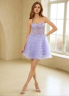Elarisse Violet Mini robe image5