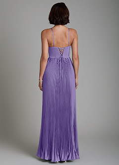 Azazie Micah Bridesmaid Dresses Tahiti A-Line Corset Stretch Satin Convertible Dress image4