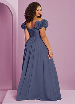 Barbie ♥ Azazie Bridesmaid Dresses Stormy A-Line Off the Shoulder Chiffon Convertible Dress image10