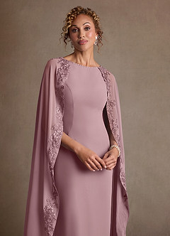 Azazie Artemisia Klänningar till brudens mor Klä Tubklänning i Chiffong Spets Dammig Ros image6