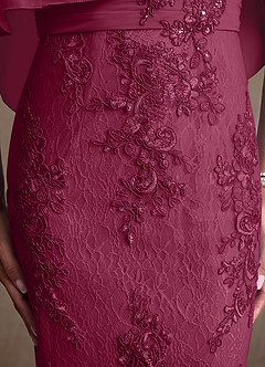 Azazie Amrita Abiti per la Madre della Sposa Abito Sirena in Chiffon Pizzo Gelso image7