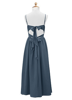 Azazie Zeya Junior Neptune A-Line Chiffon Dress image8