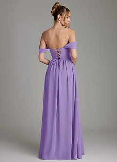 Azazie Caterina Bridesmaid Dresses Tahiti A-Line Corset Chiffon Dress image10