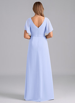 Azazie Ambrosia Bridesmaid Dresses Lavender A-Line Pleated Chiffon Dress image6