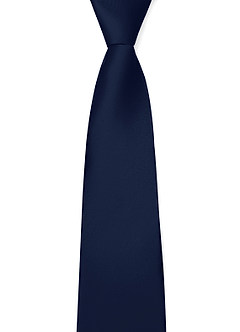 front Matte Satin Wide Tie