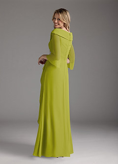 Azazie Jaycee Abiti per la Madre della Sposa Abito A-Line in Chiffon Citronella image2