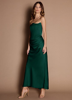 Maxi jurk Trinity Jagersgroen image4