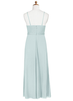 Azazie Luxy Junior Mist Pleated Mesh Dress image7