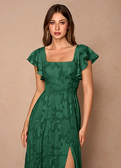 Robe Mi-Longue Vert émeraude Talia image5