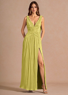 Quellia Pale Yellow Maxi Dress | Azazie Quellia Pale Yellow Maxi Dress | Azazie