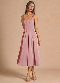 Abito Midi Rosa Chiaro Nolia image4